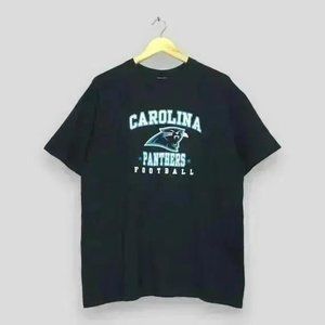 Vintage Y2K Carolina Panthers Nfl Black T Shirt Large Carolina Panthers